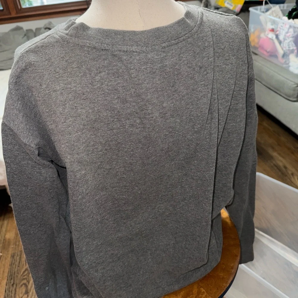 Quinnipiac Gray Sweatshirt with Blue Lettering - Picture 3 of 3